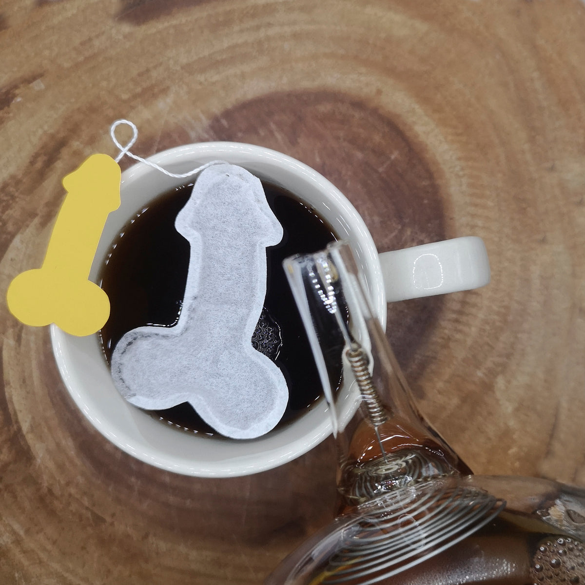 The famous Secret Floral RUDE Pattern Mug and Teabag