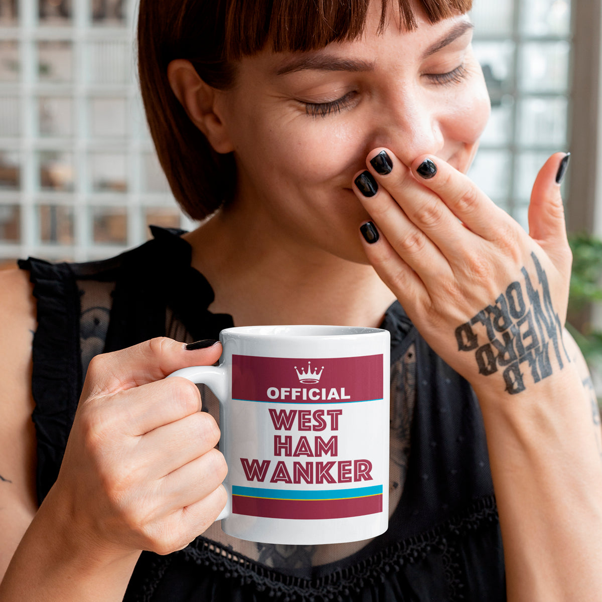 Liverpool inspired gilrs football mug ideal for Reds fans and match-day banter women's gifts